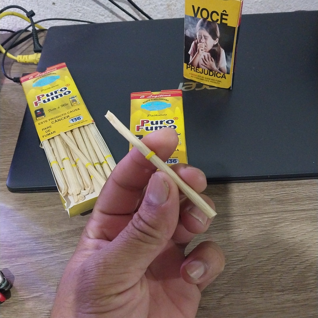 Cigarro puro fumo forte maço com 20 unidades