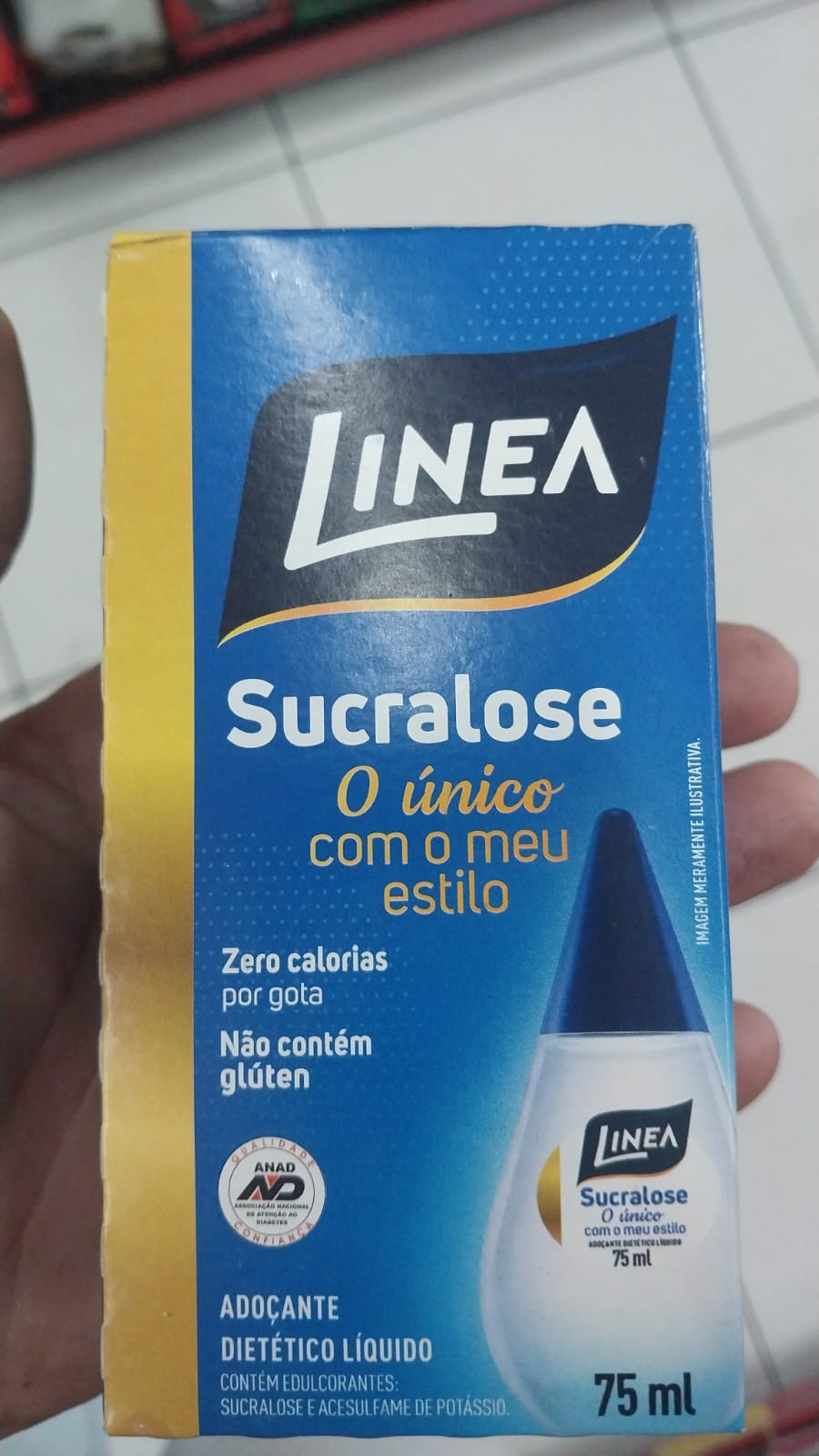 Adoçantes  linea sucralose zero calorias dietético