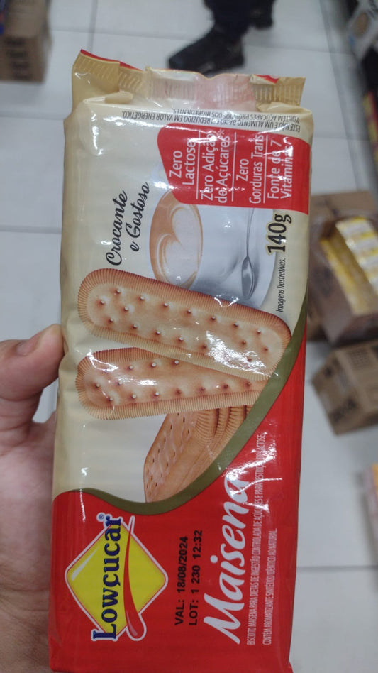 Biscoito lowçucar 140g maisena zero lactose