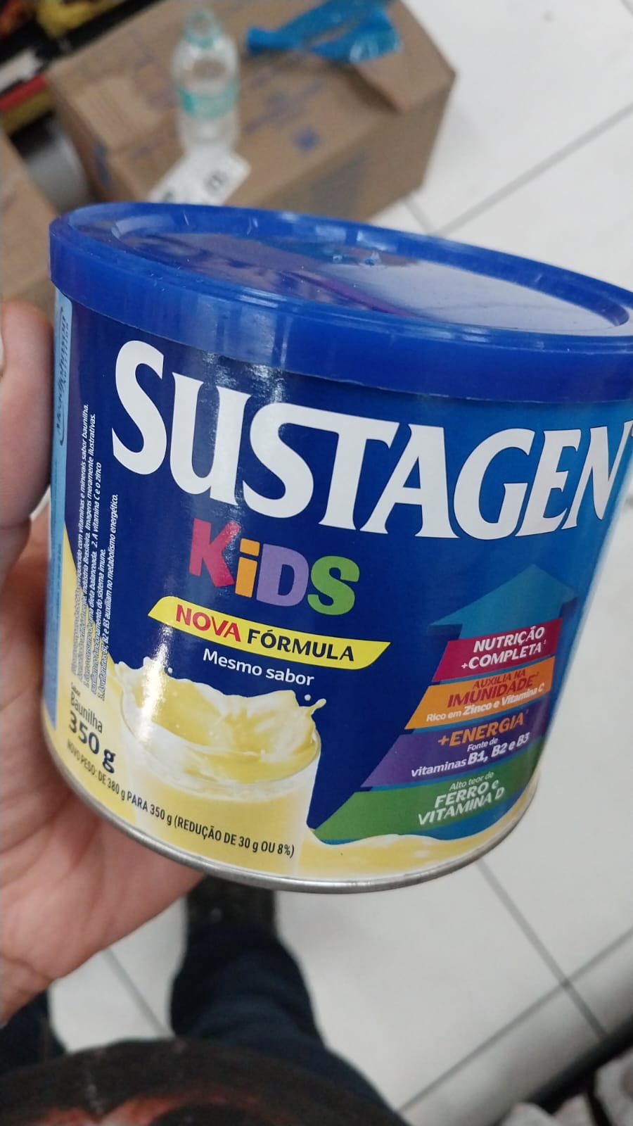 Sustagem Kids variedades