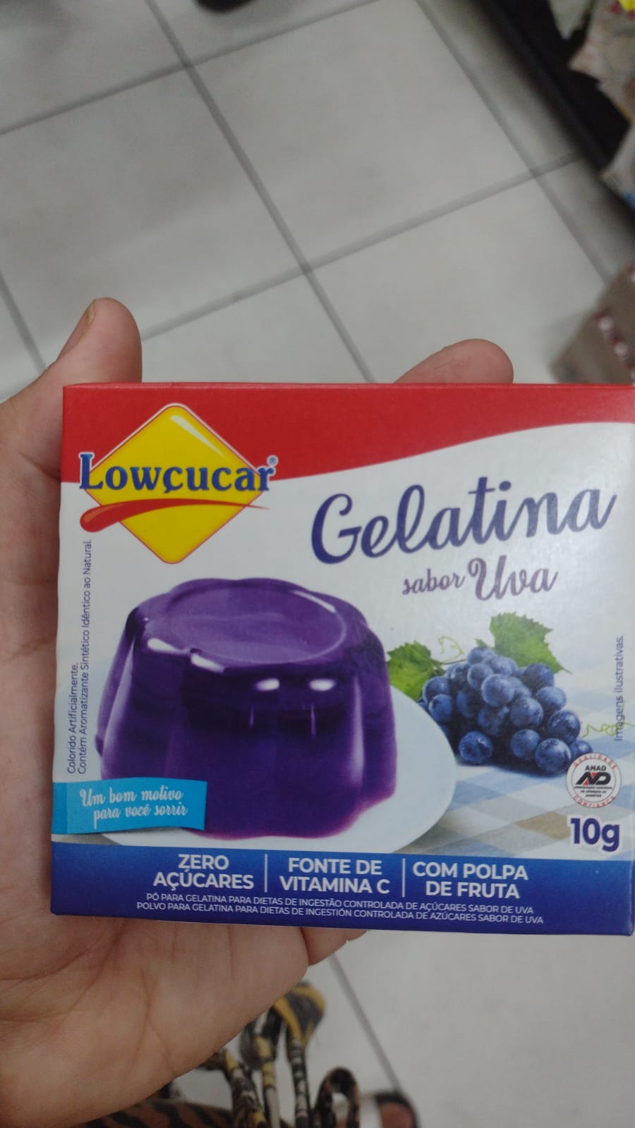 Gelatina variedades lowçucar zero açúcares