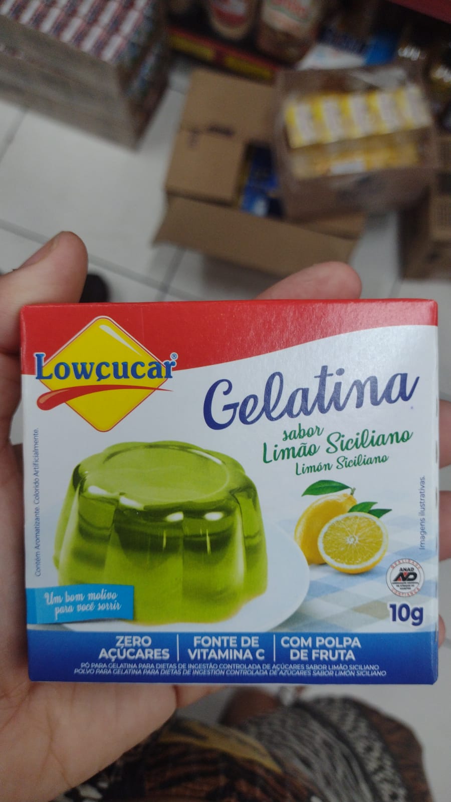 Gelatina variedades lowçucar zero açúcares