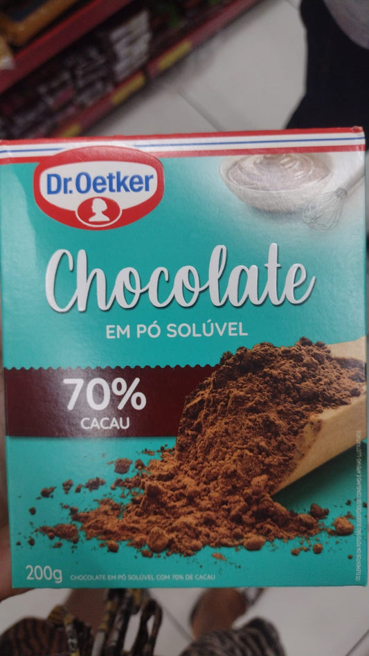 Chocolate em pó dr,oetker cacau 200 g