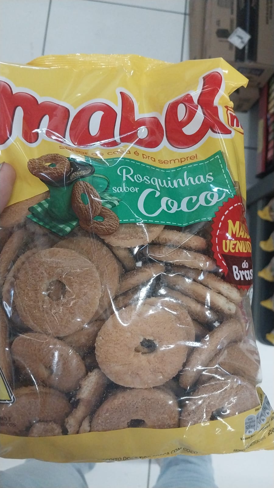 Biscoito mabel coco 500gr