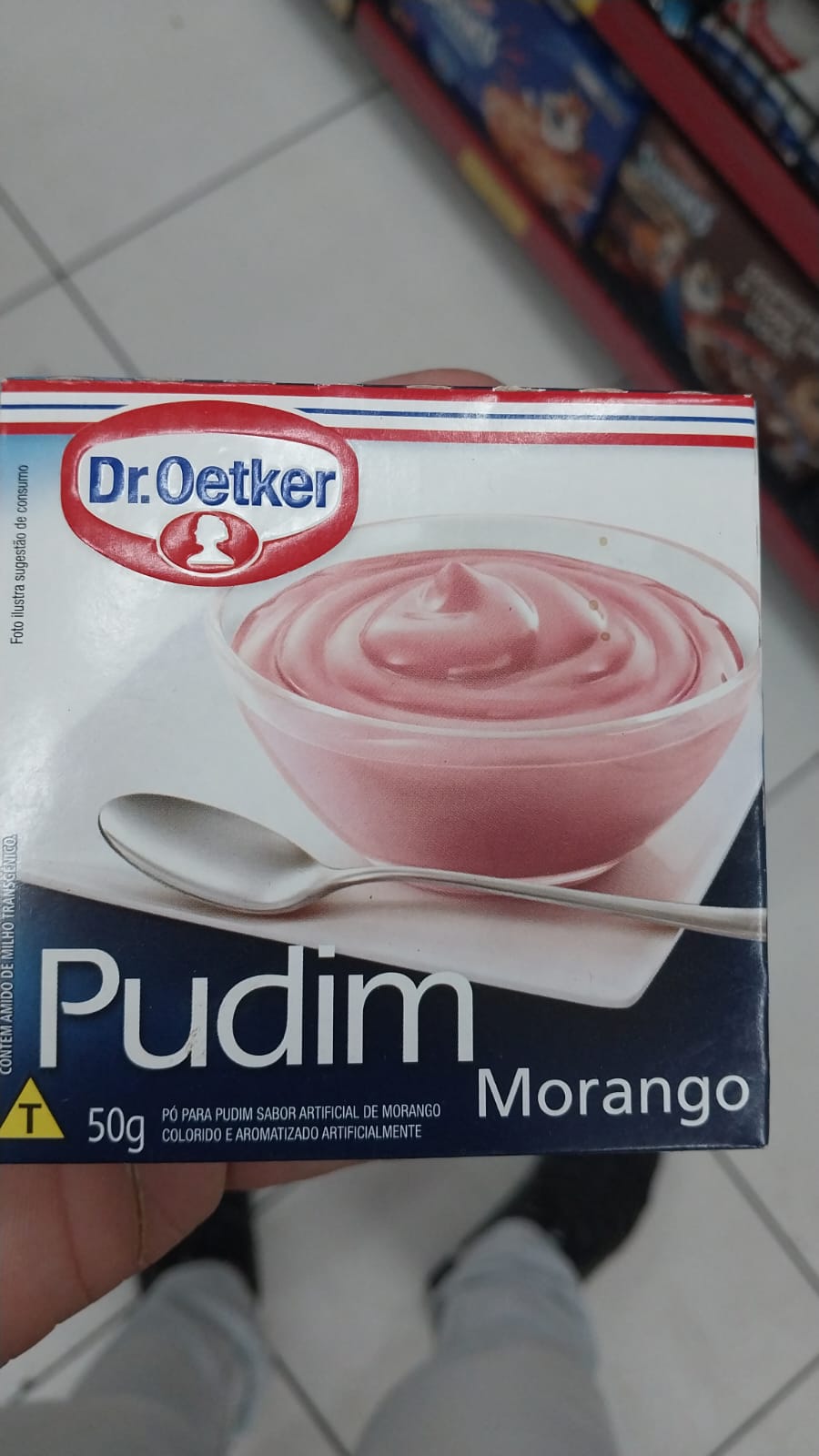 Pudim dr oetker morango 50 gr