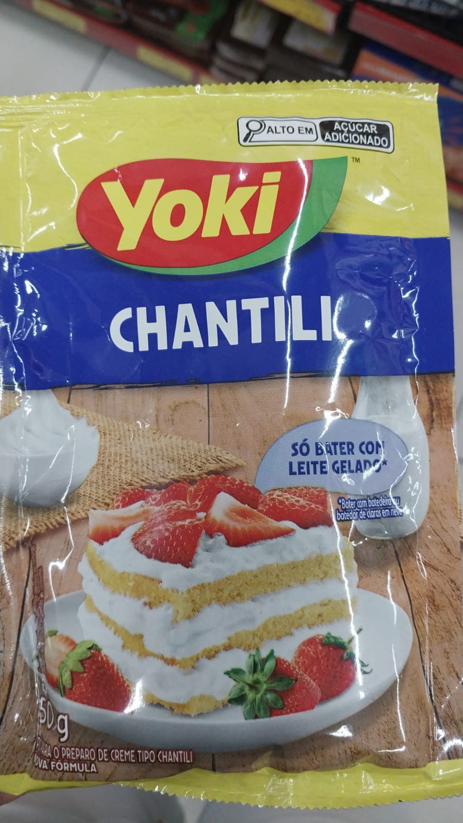 Chantilly yoki em pó 50 gr