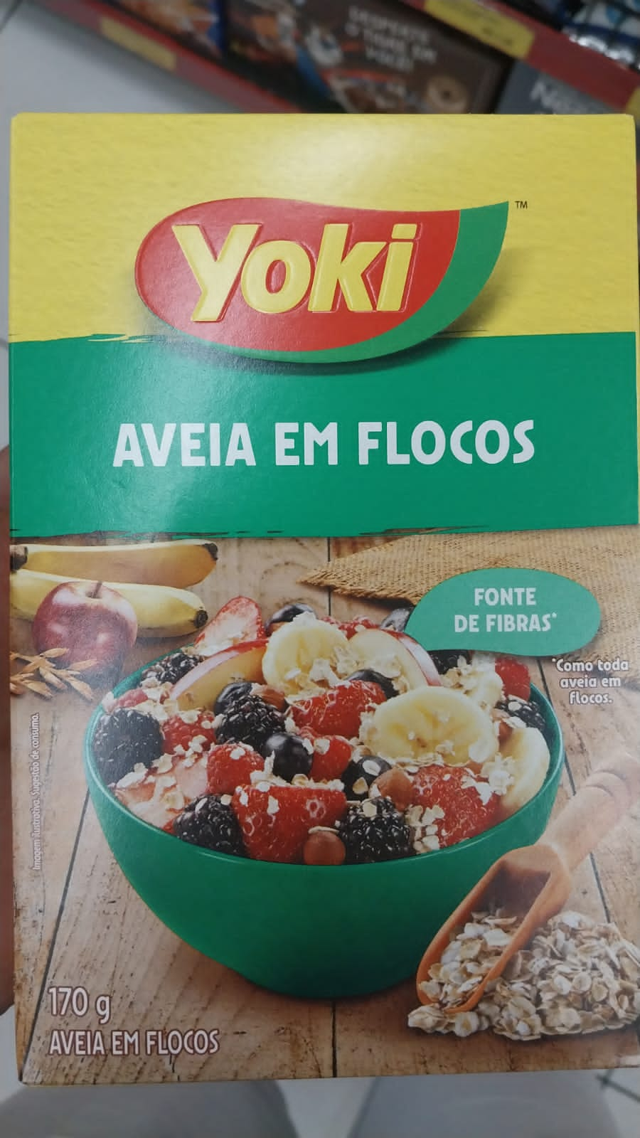 Aveia em flocos yoki 170 gr