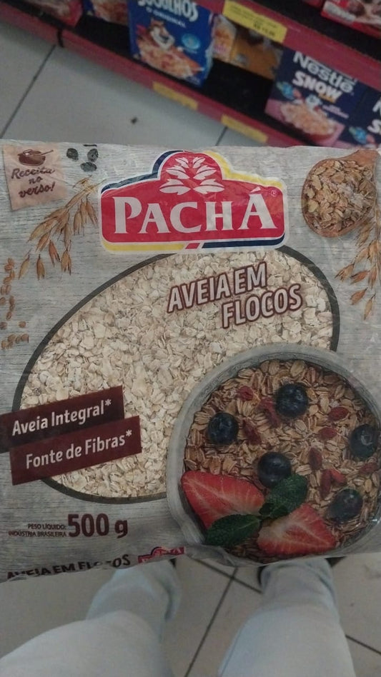 Aveia em flocos  pacha 500 gr