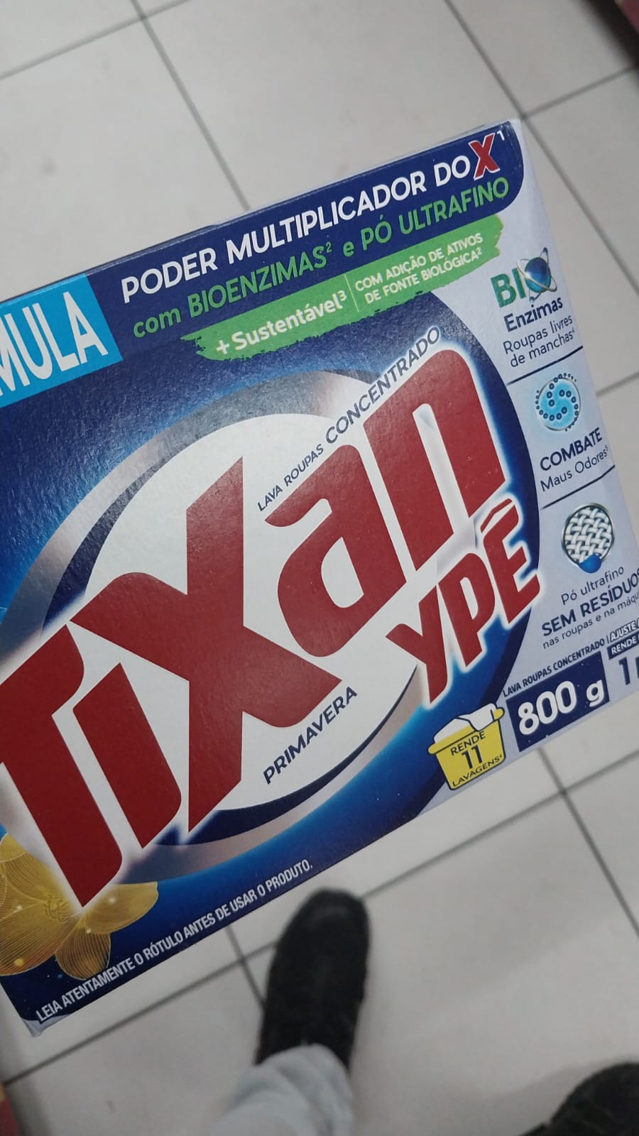 Variedades sabao em pó  tixan ype