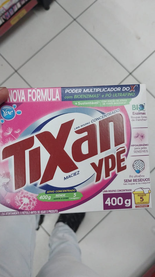 Variedades sabao em pó  tixan ype