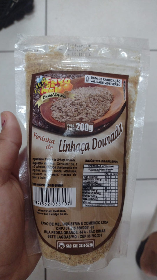 Farinha de linhaça dourada 200 gr