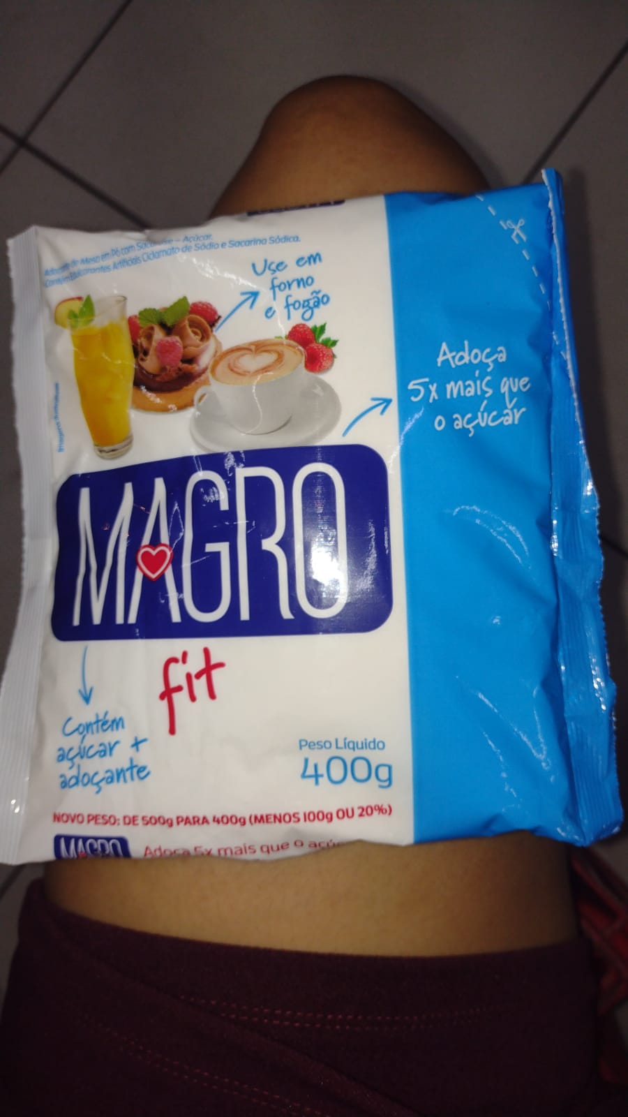 Açúcar magro fit 400 gr