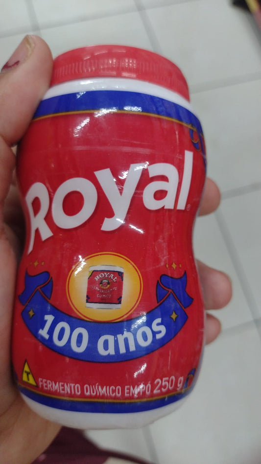 Fermento pó Royal 100 gr a 250 gr