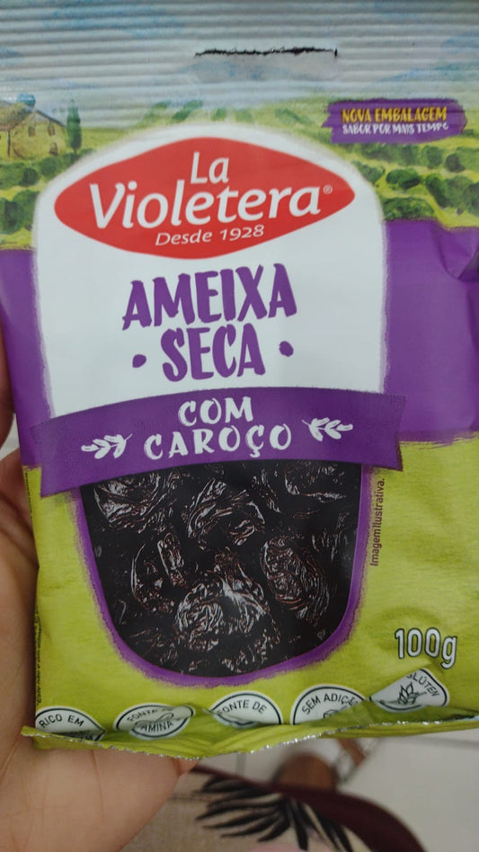 Ameixa seca com caroço violetera  100 G