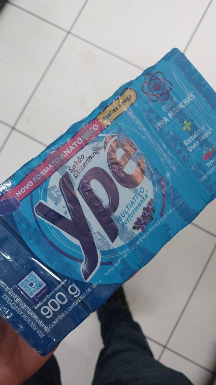 Variedades sabão em barra ype 900 gr