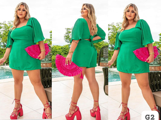 Variedades de vestido e conjunto Plus Size amr ros