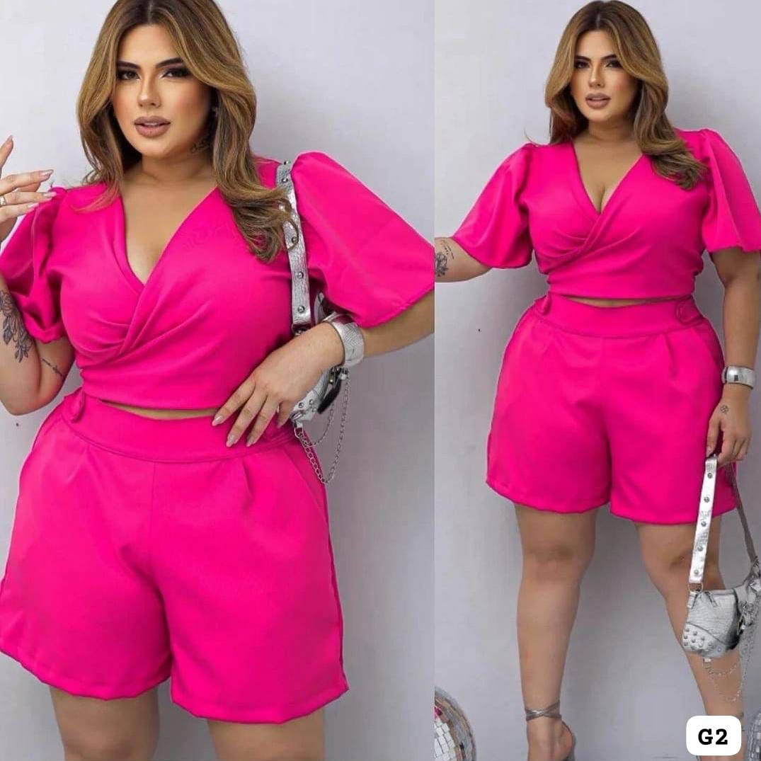 Variedades de vestido e conjunto Plus Size amr ros