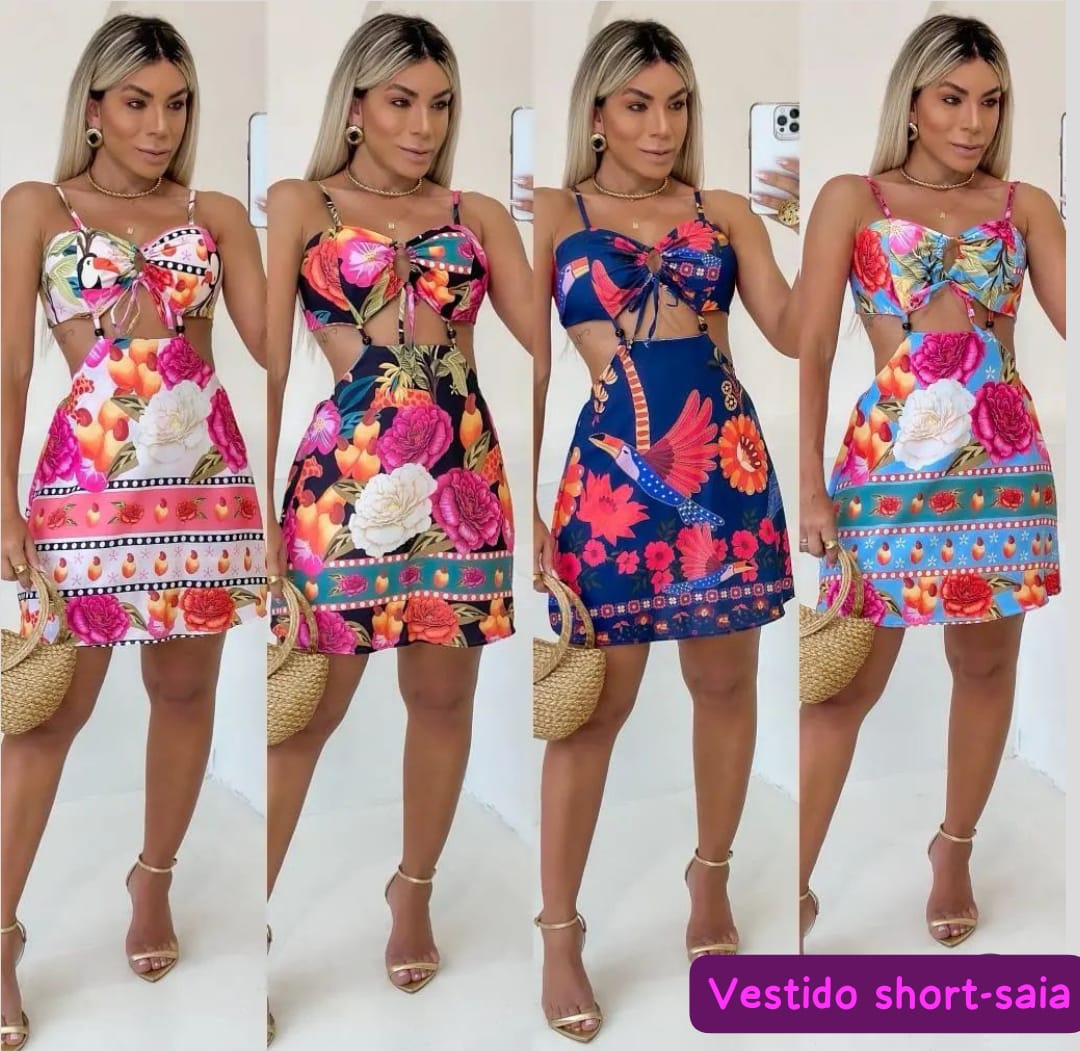 Vestidos e conjunto curtos