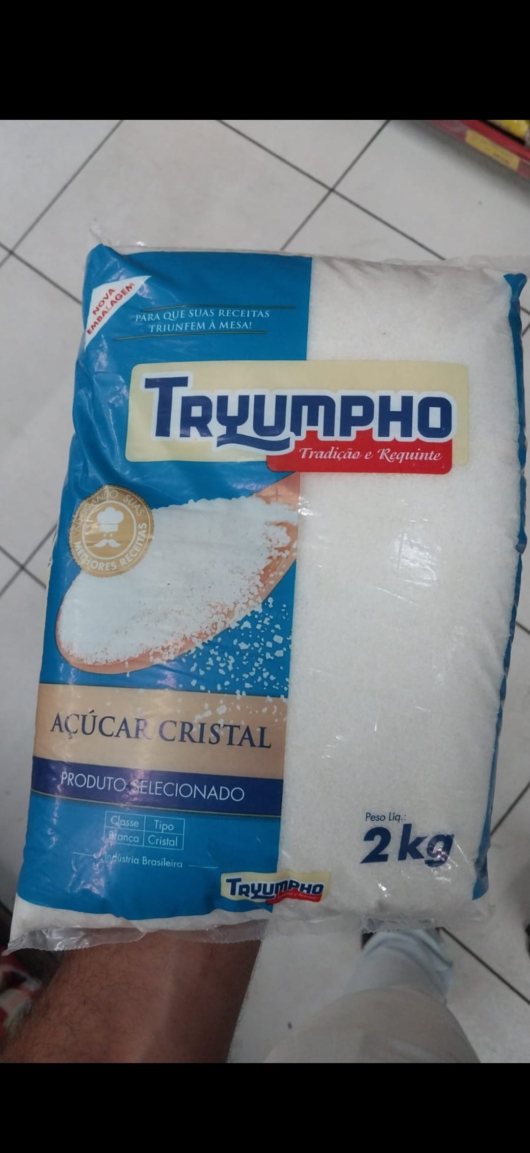 Açúcar cristal tryumpho