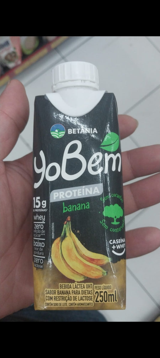 Bebida láctea yobem proteínas banana 220 Ml