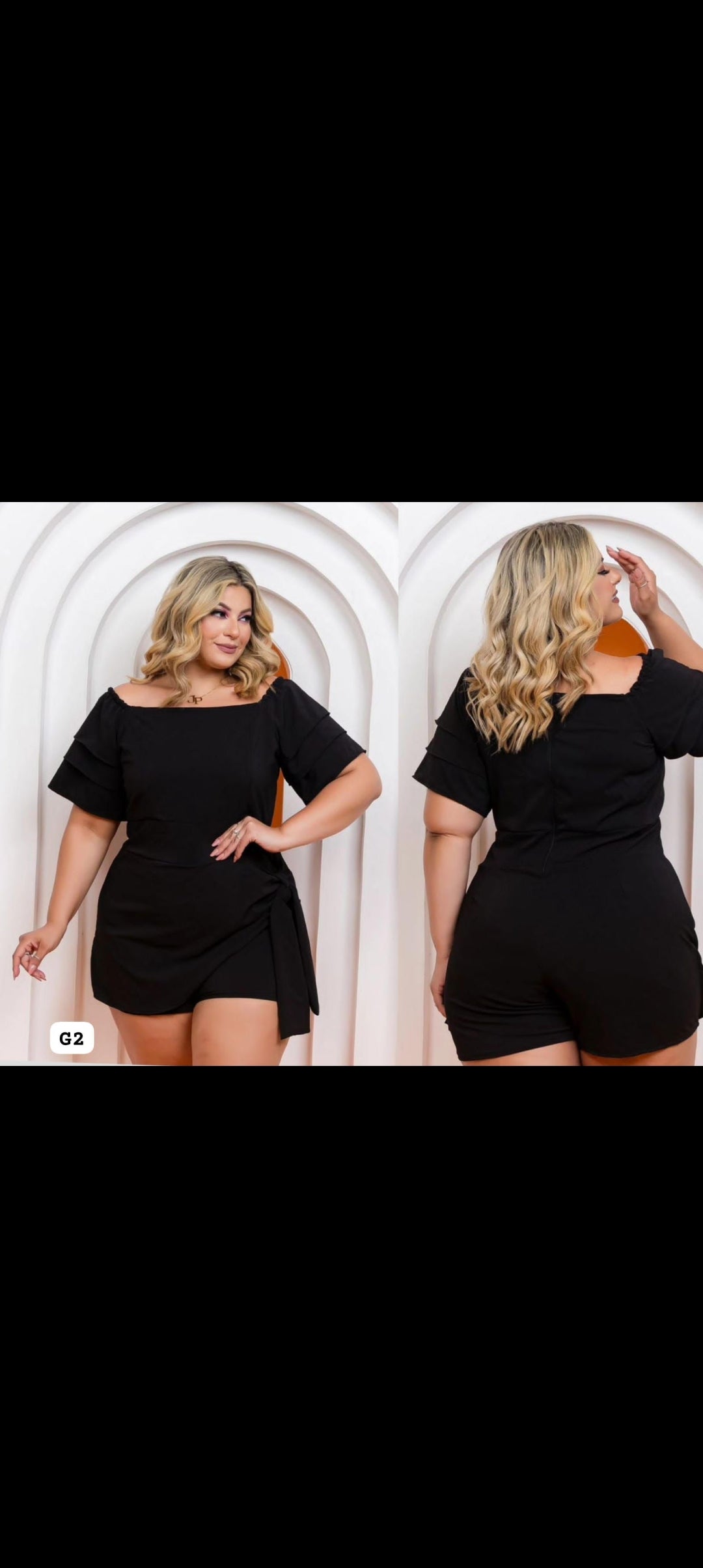 Variedades de vestido e conjunto Plus Size amr ros